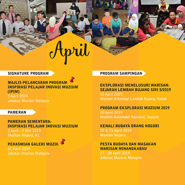 Program 2019 Jabatan Muzium Malaysia