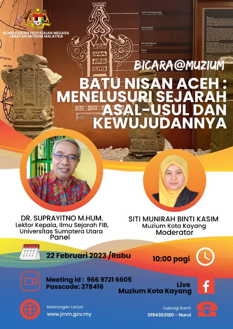 Bicara@Muzium Batu Nisan Aceh: Menelusuri Sejarah Asal-Usul dan Kewujudannya