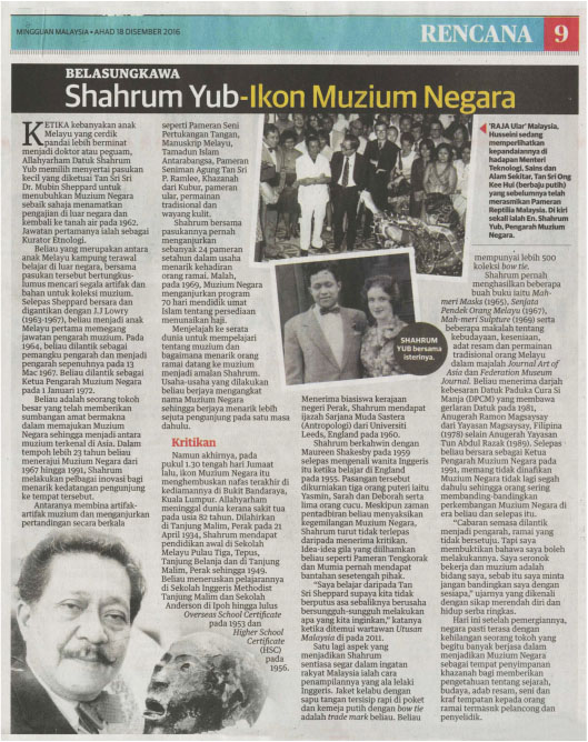 Datuk Shahrum MINGGUAN