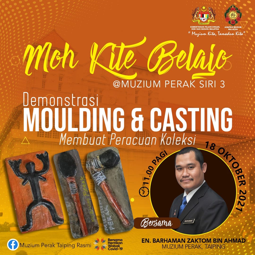 Demonstrasi Moulding dan Casting Membuat Peracuan Koleksi