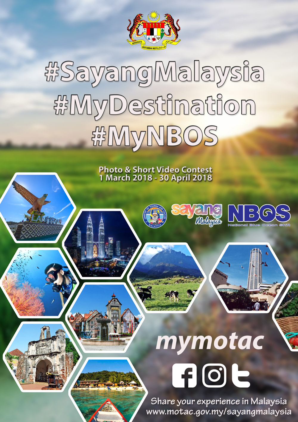 #SayangMalaysia Social Media Campaign - Photo & Video Contest 2018