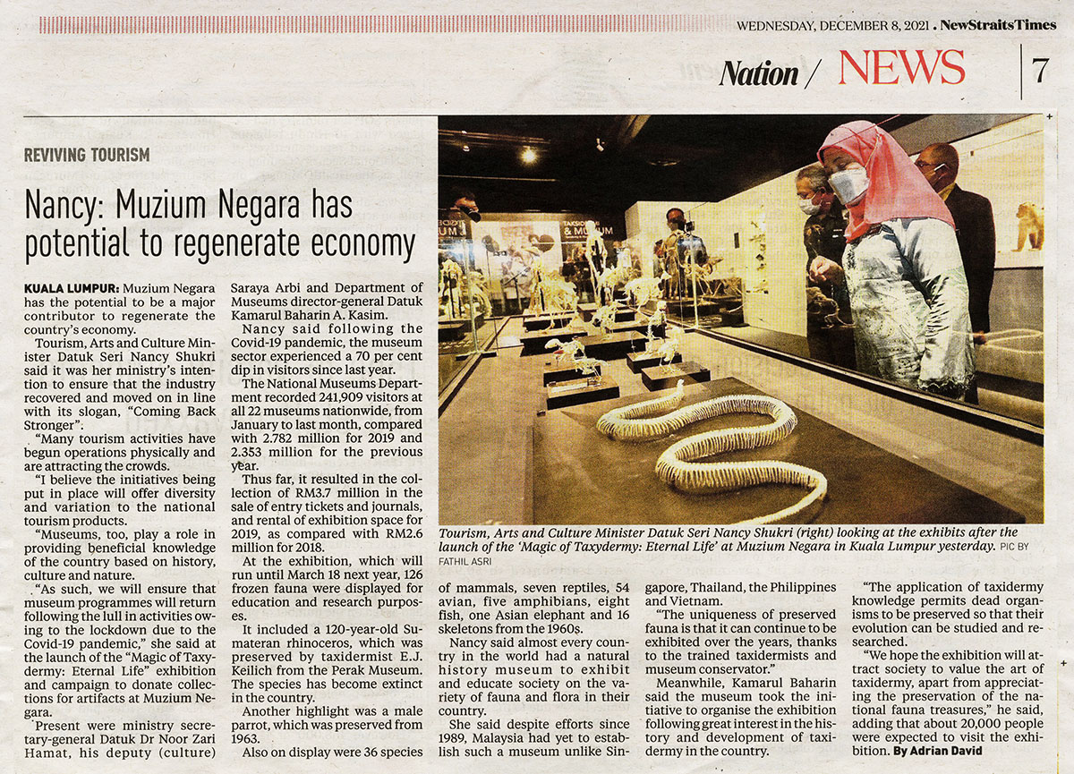Nancy: Muzium Negara Has Potential To Regenerate Economy