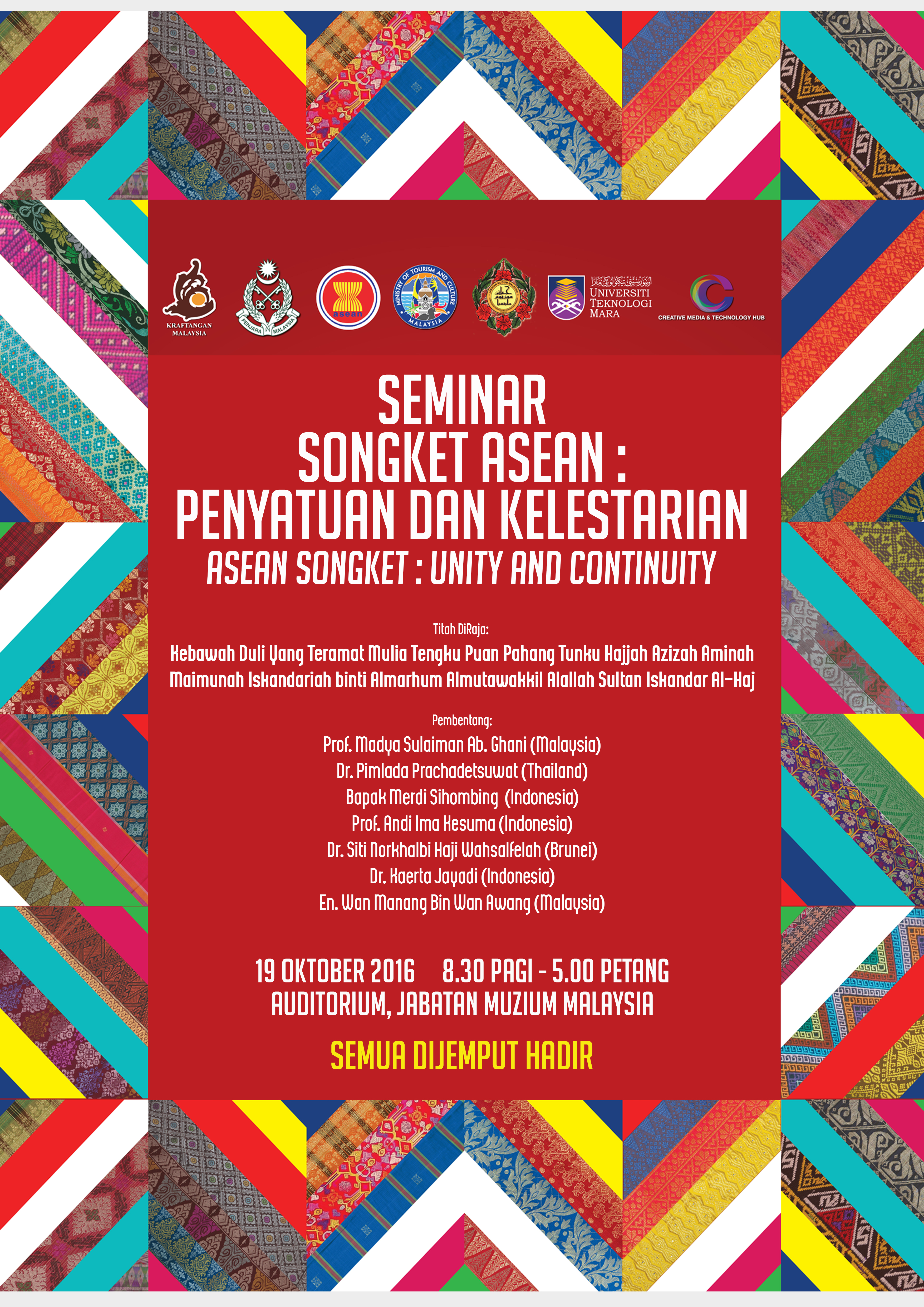 Seminar Songket ASEAN: Penyatuan dan Kelestarian