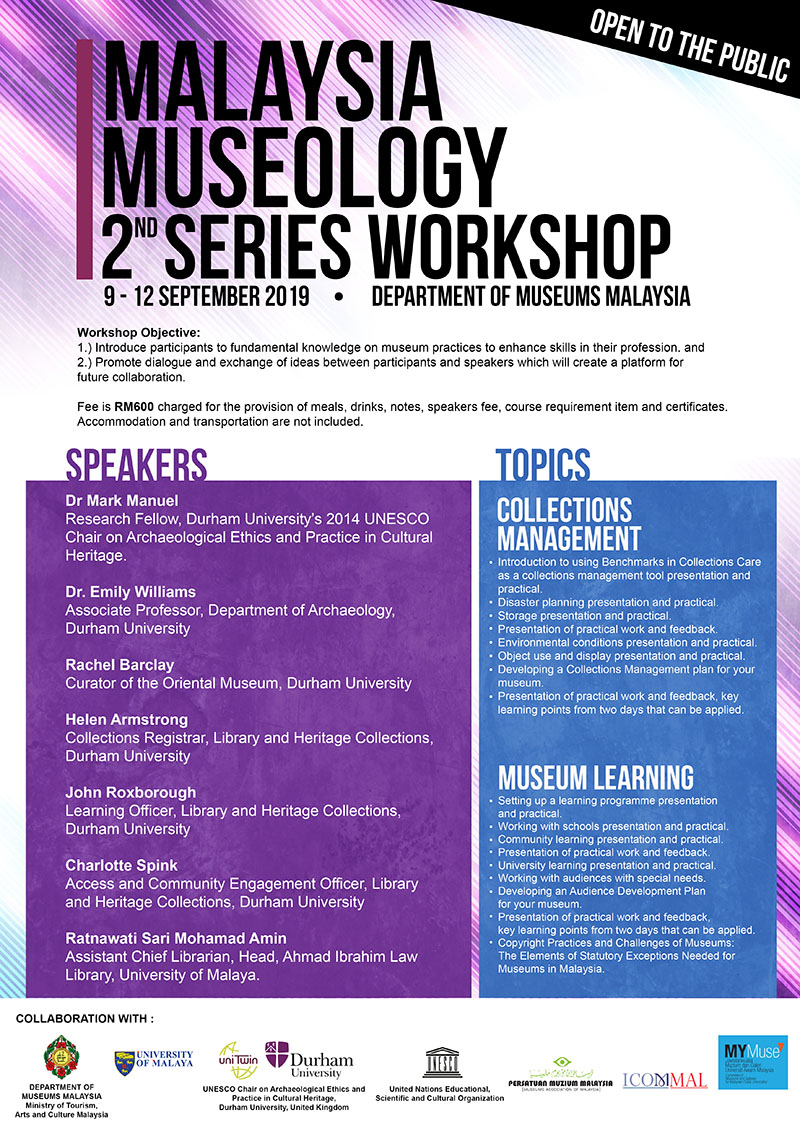 Malaysia Museology 2nd Series Workshop 
