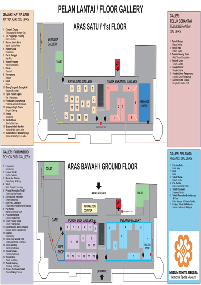 Pelan Lantai Muzium Tekstil Negara