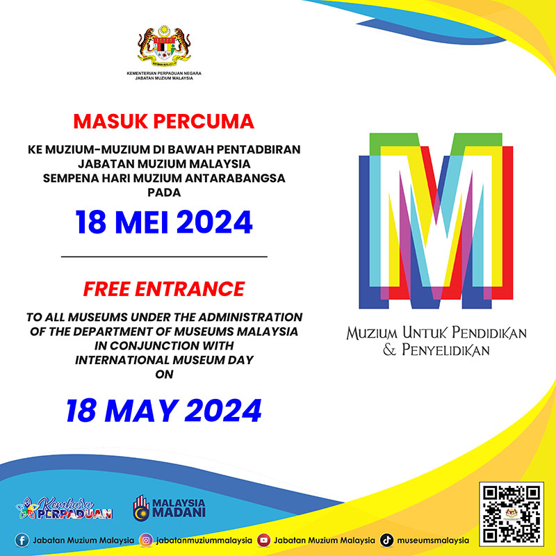 Masuk Percuma Pada 18 Mei 2024