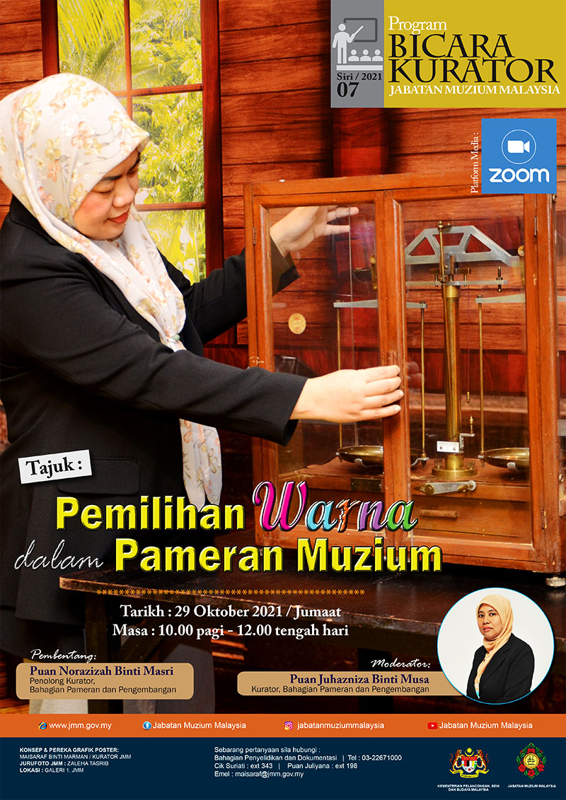 Program Bicara Kurator: Pemilihan Warna Dalam Pameran Muzium