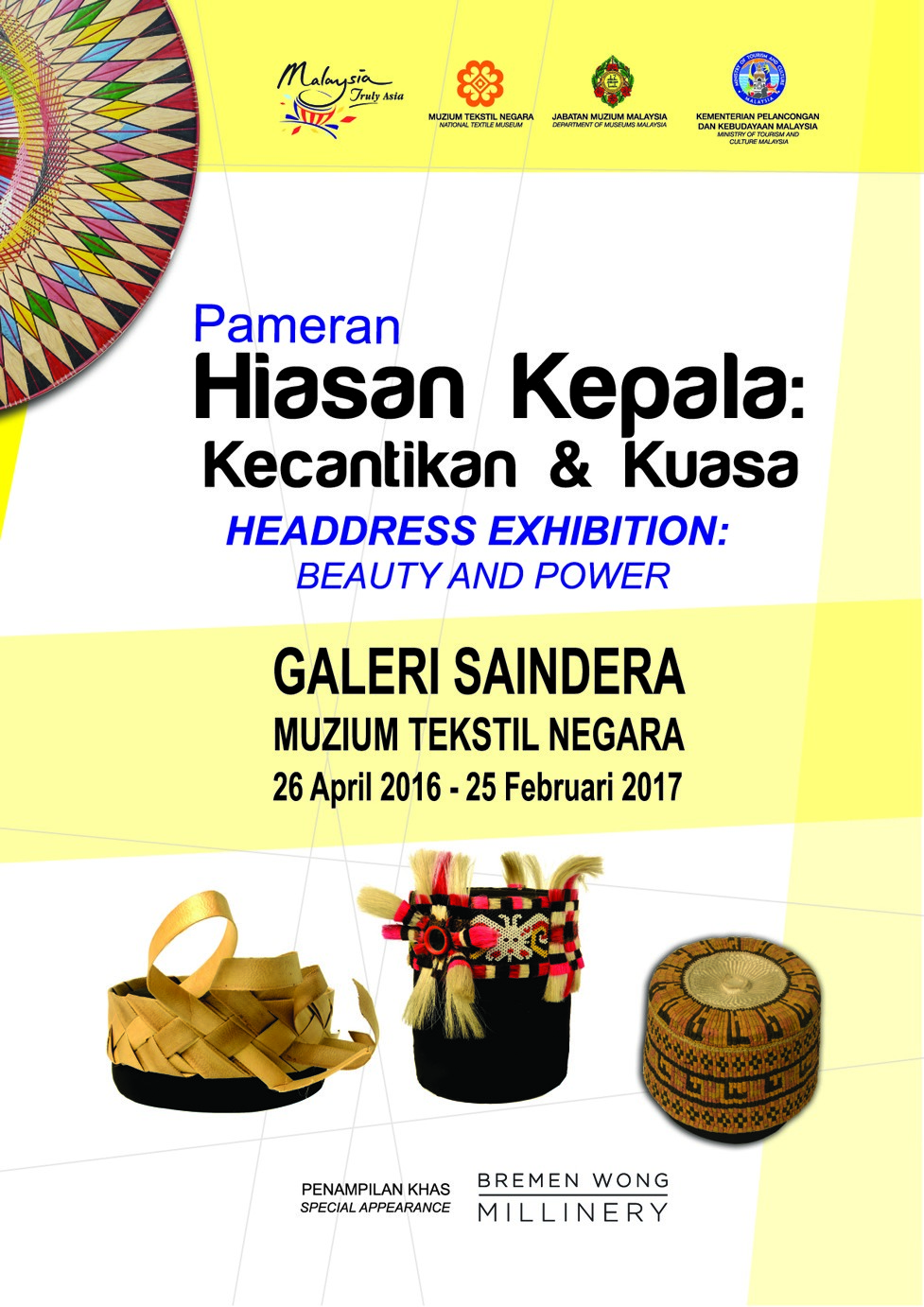 Pameran Hiasan Kepala:Kecantikan dan Kuasa