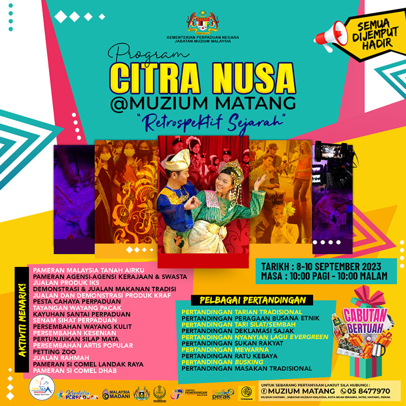 Program Citra Nusa@Muzium Matang: "Retrospektif Sejarah"
