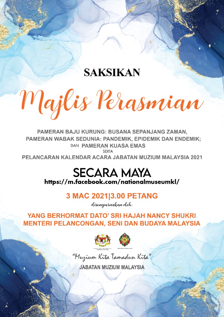 Saksikan Majlis Perasmian Secara Maya