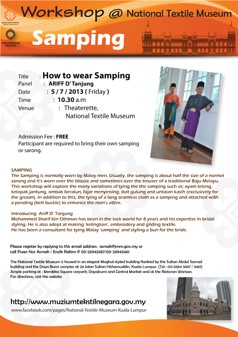 How To Wear Samping Workshop