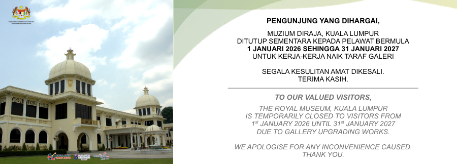 Muzium Diraja, Kuala Lumpur Ditutup Sementara Kepada Pelawat Bermula 1 Januari 2026 Sehingga 31 Januari 2027