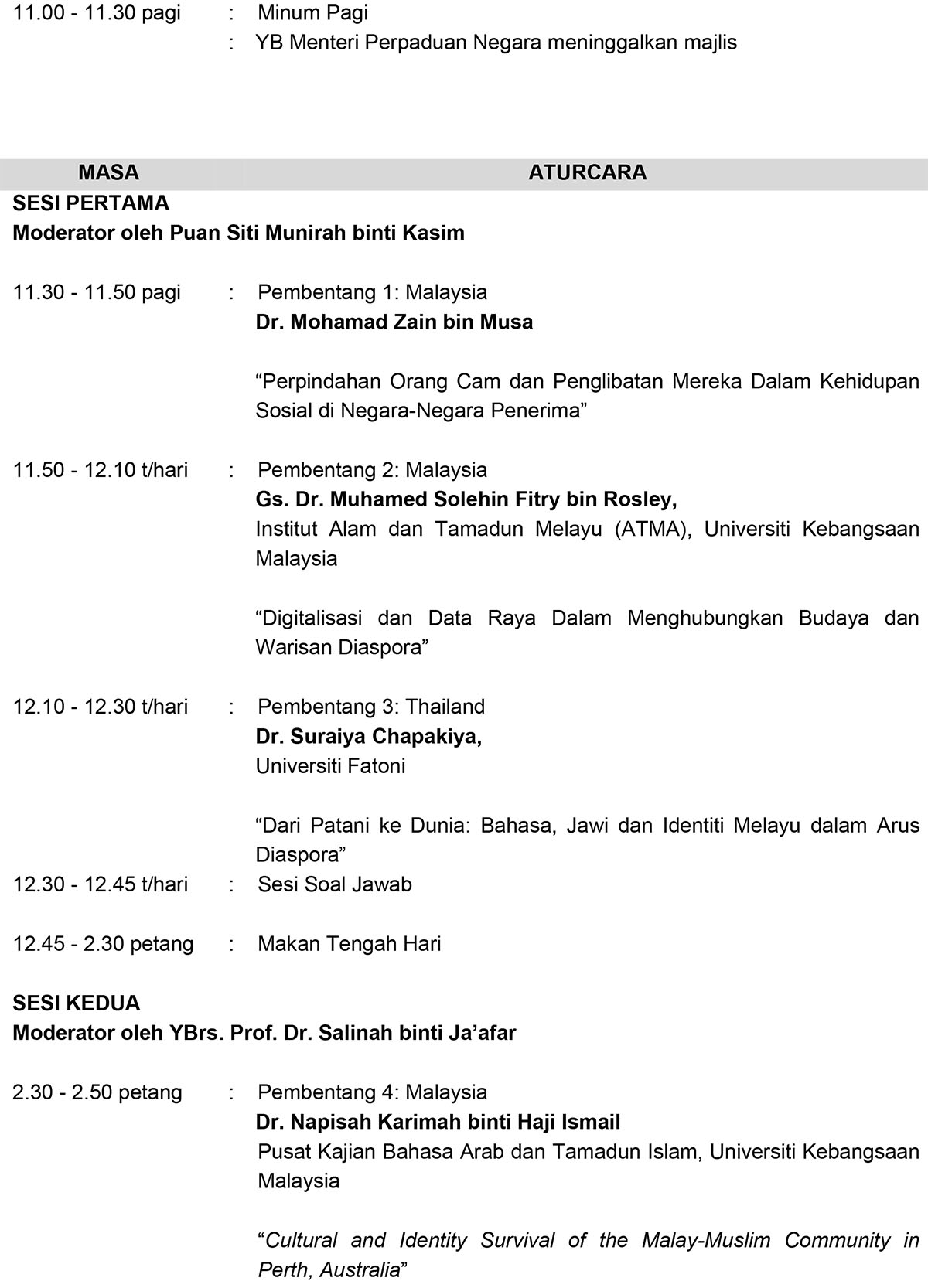 Seminar Antarabangsa Melayu Diaspora